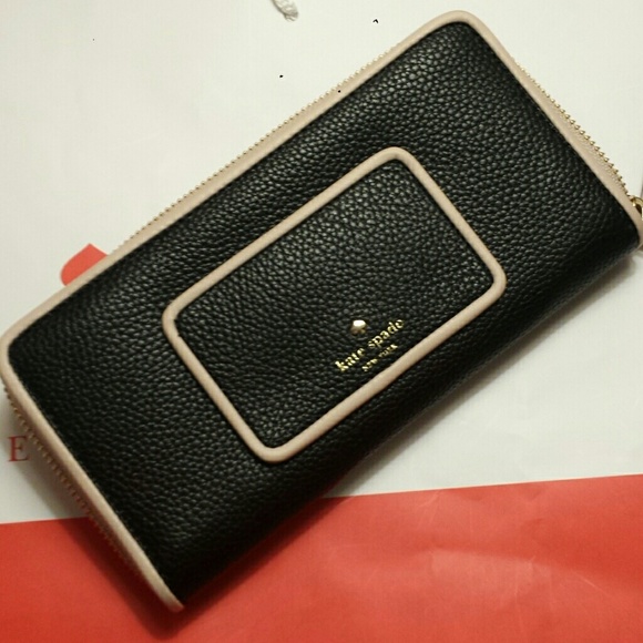 Kate Spade Neda Ward Place Leather Wallet NWT Zip - Picture 5 of 8
